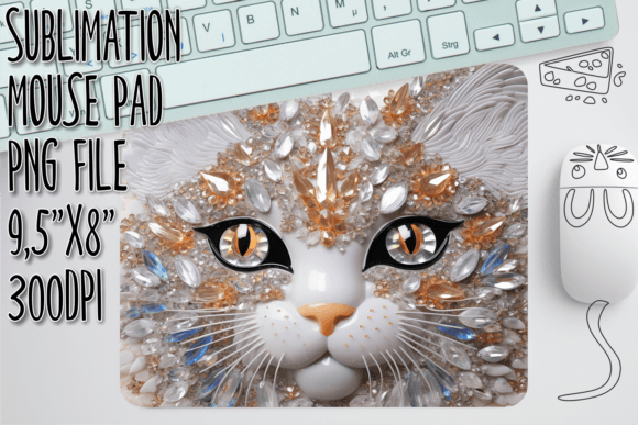 3D Cat Sublimation Mouse Pad Design Guide