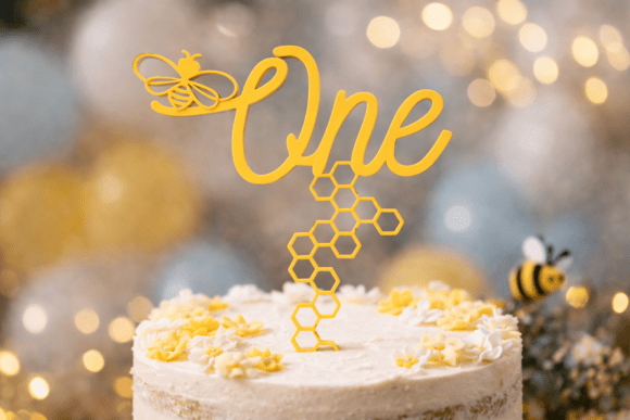 Be One Birthday Cake Topper: STL & 3MF Files