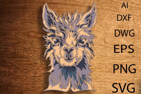 Bringing Depth to Flat Materials with Llama Multilayer SVG Llama 3D Design
