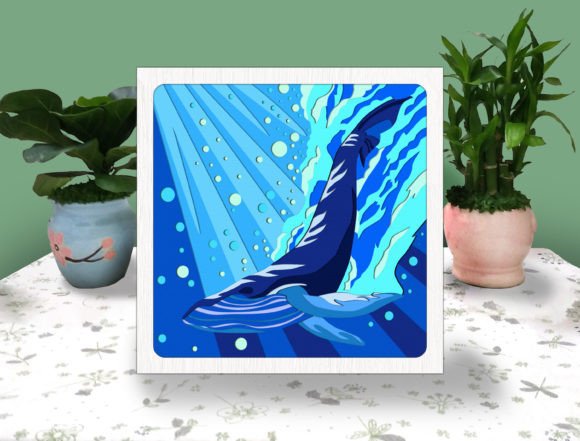 Crafting Depth: The Appeal of the Whale 3D Box Paper SVG in Modern DIY