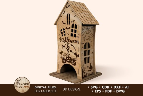 Crafting Spooky Depth: The Ultimate Guide to 3D Halloween House Laser Cut Templates