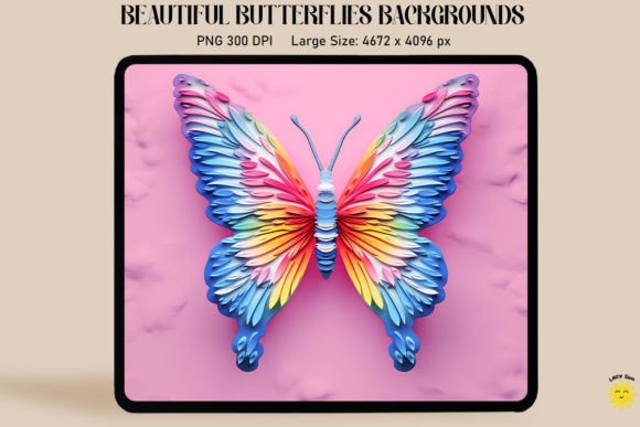 Cute Retro 3D Butterfly Backgrounds: Strategic Visual Assets for Branding and Design