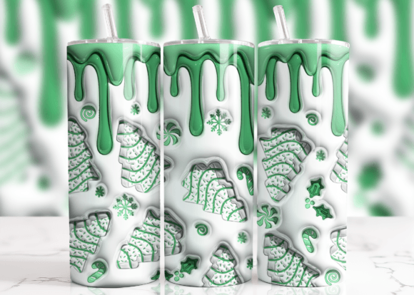 Designing with the 3D Green Christmas Tree Cakes Tumbler Wrap: A Practical Guide for Custom Creators