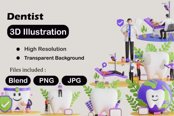 Elevating Dental Branding: The Strategic Value of the 3D Dentist Pack in Modern Healthcare Marketing