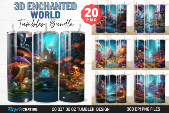 Evaluating the 3D Enchanted World Tumbler Bundle for Sublimation Projects