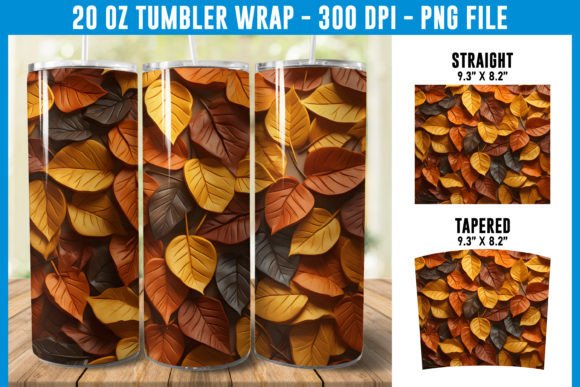Evaluating the 3D Fall Leaves 20 Oz Tumbler Wrap for Sublimation Projects
