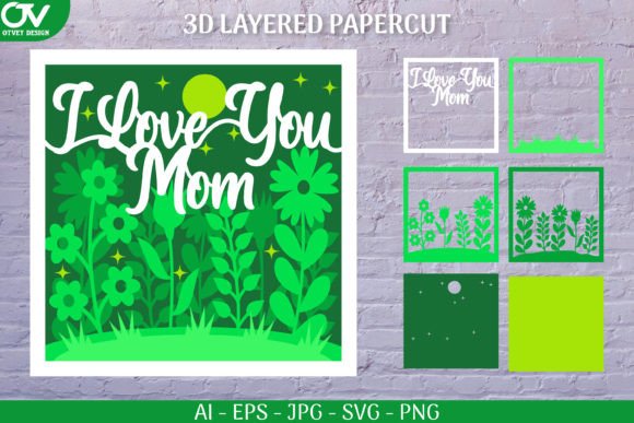 Exploring the 3D Shadow Box Floral I Love You Design for Modern Crafting