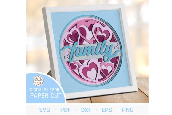 FAMILY Multilayer Templates for Home Decor