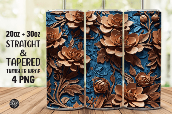 Mastering the 3D Leather Floral Sublimation Tumbler Aesthetic for Custom Drinkware