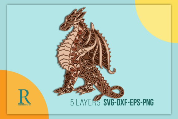 Unleashing Precision: The Art and Utility of the Multilayered Dragon Mandala SVG Design