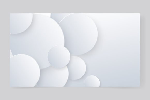White Circle Background with 3d Design: A Practical Asset for Modern Visuals